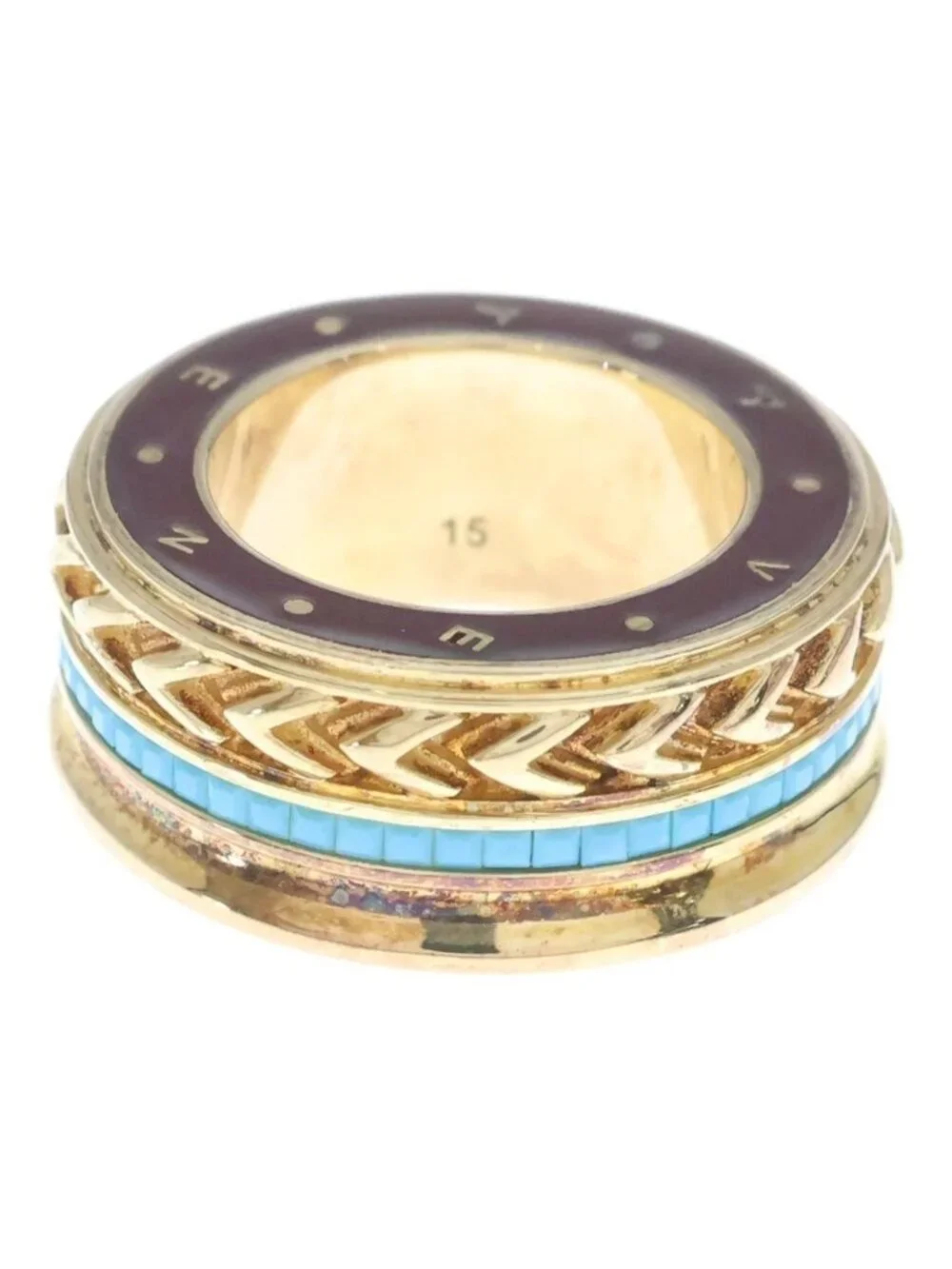 Bottega Veneta Design Ring Gold